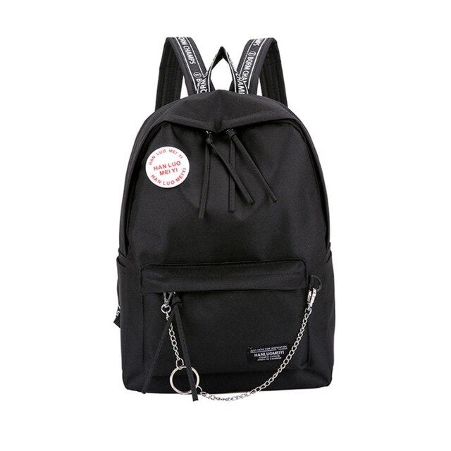 Women's Fashion Fresh Candy Color Letter Backpack