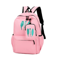 Load image into Gallery viewer, Girls Canvas School Backpack
