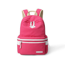 Load image into Gallery viewer, School Bag Stripes Canvas Backpack